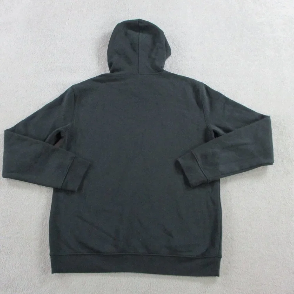 SKIMS Fleece Lounge Hoodie Mens Small Washed Onyx Black Sweatshirt Sweater NWT - Picture 3 of 9